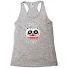 why so curious Racerback Tank