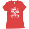Pappy The Man The Myth The Legend Ladies Fitted T-Shirt