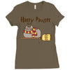 Pusheen the Cat Harry Potter Ladies Fitted T-Shirt