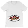 November Peeking Out Baby Girl T-Shirt