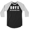 boys with blue eyes 3/4 Sleeve Shirt
