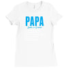 Papa Noun Definition Ladies Fitted T-Shirt