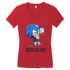 caffeine boost Women's V-Neck T-Shirt
