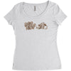 waking dead Women's Triblend Scoop T-shirt