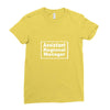 assistant to the regional manager Ladies Fitted T-Shirt