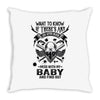 Life After Death Mess With My Baby Throw Pillow