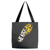 running we kick asphalt Tote Bags