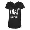 '(na) 16 batman' funny mens funny movie Maternity Scoop Neck T-shirt