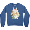 Totoro With Japanese Landscape Crewneck Sweatshirt