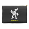 volleyball style sport funny gift present outdoor Accessory Pouches