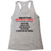 Smartass March Girl Racerback Tank
