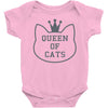 queen of cats Baby Onesie
