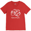 camera photographer V-Neck Tee