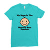 My Mom Is The World's Best Teacher Ladies Fitted T-Shirt