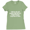 i didnt buy this shirt because it says fuck on it i bought it because Ladies Fitted T-Shirt
