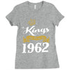 kings are born in 1962 Ladies Fitted T-Shirt