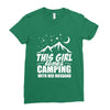 Camper Couple Girl White Ladies Fitted T-Shirt