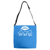 you're pointless Adjustable Strap Totes