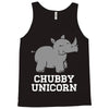 chubby unicorn rhino Tank Top