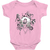 back to modern times Baby Onesie