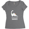 Sister Saurus Women's Triblend Scoop T-shirt