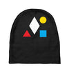clean bandit shapes geometric Baby Beanies