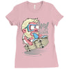 nerd attack Ladies Fitted T-Shirt