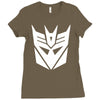 deceptacons logo printed Ladies Fitted T-Shirt