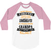 Super Cool Granddaughter Of A Freaking Awesome Grandpa 3/4 Sleeve Shirt