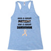 Once a Cancer Patient Now a Cancer Survivor Racerback Tank