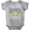 totoro ugly christmas Baby Bodysuit