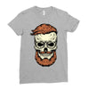 terror skull Ladies Fitted T-Shirt