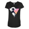 Great Wave Maternity Scoop Neck T-shirt