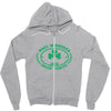 made in america with irish parts Zipper Hoodie