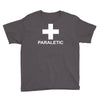 paraletic funny printed green top drinking booze party drunk Youth Tee
