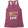 queens are born in 1958 Racerback Tank