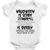 halloween is scary but carcinoid cancer is deadly spread the word help Baby Bodysuit