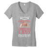 camping lady Women's V-Neck T-Shirt