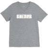 push button recieve bacon V-Neck Tee