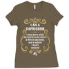 i am a capricorn Ladies Fitted T-Shirt