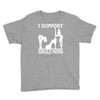 i support single moms Youth Tee