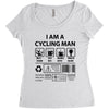 clyling man Women's Triblend Scoop T-shirt