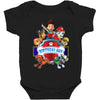 paw patrol birtday boy Baby Bodysuit