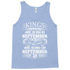 Real Kings Are Born On September 28 Tank Top