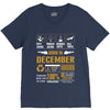 born december multitasking problem solving V-Neck Tee