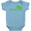comma chameleon Baby Onesie