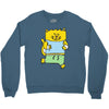 meow is running Crewneck Sweatshirt