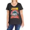wake me up when it's friday Ladies Curvy T-Shirt