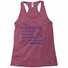 The Universe Is Made Of Protons Neutrons Elektrons And Morons Racerback Tank