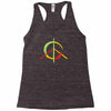 peace simbol Racerback Tank